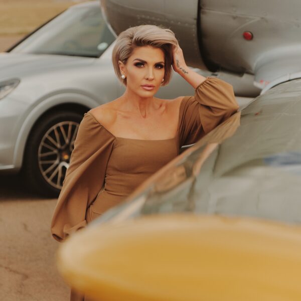 The Runway Jumpsuit In Tan